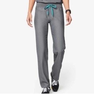 FIGS Livingston Basic Scrub Pants Grey Size M